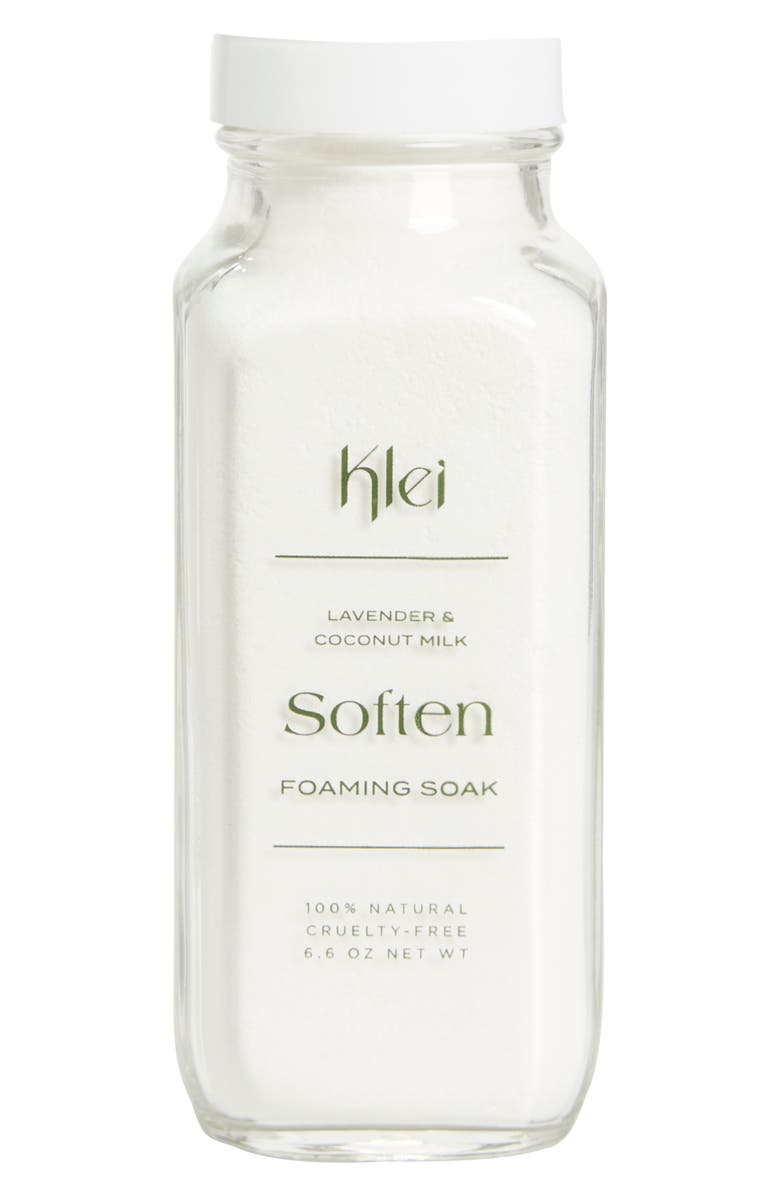 KLEI Soften Lavender & Coconut Milk Foaming Bath Soak, Main, color,