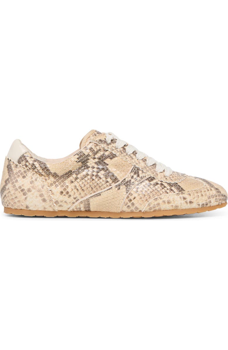 Dolce Vita Dorie Sneaker, Alternate, color, Natural Snake Embossed Leather