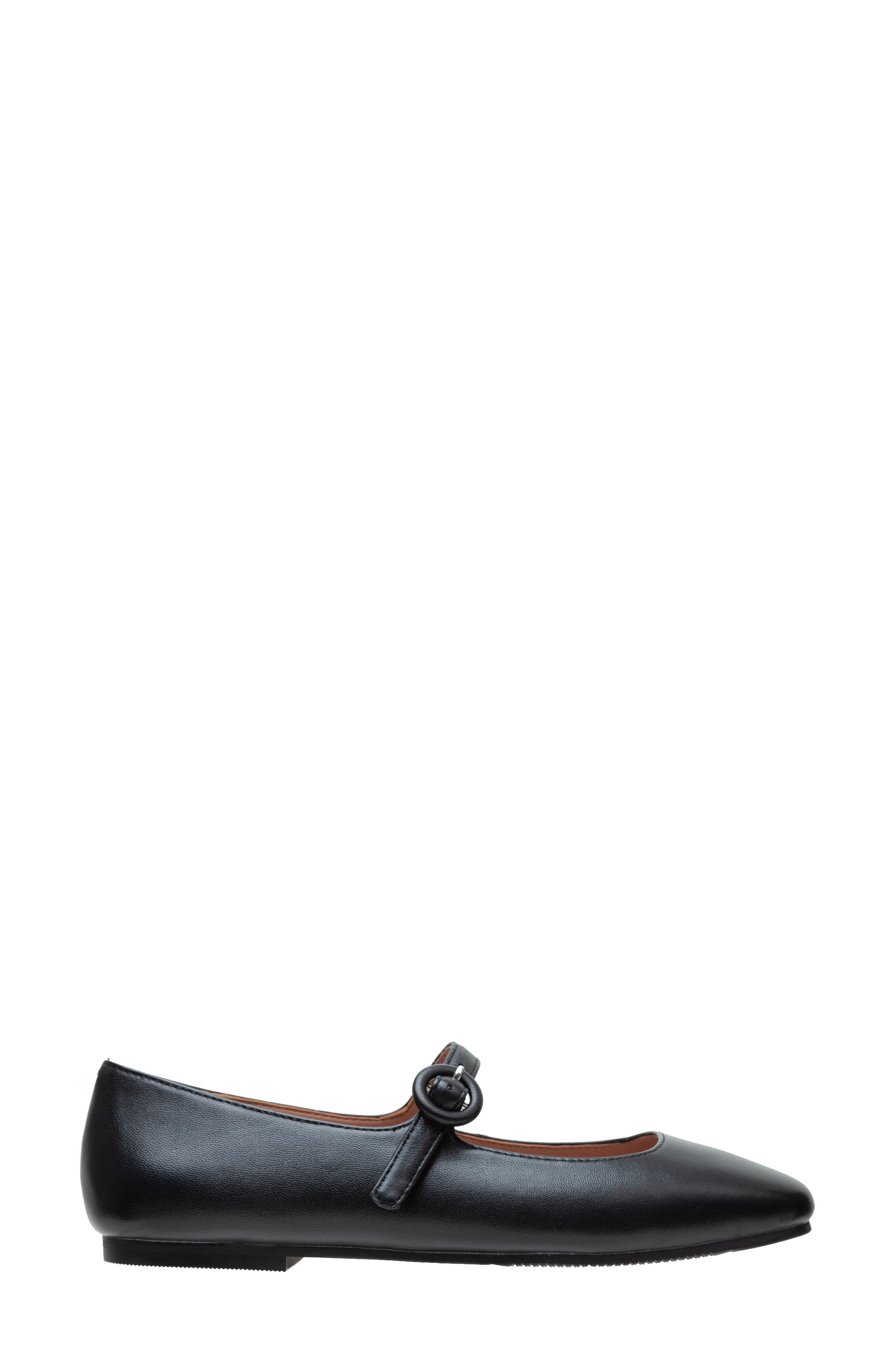 Linea Paolo Marley Mary Jane Flat, Alternate, color, Black