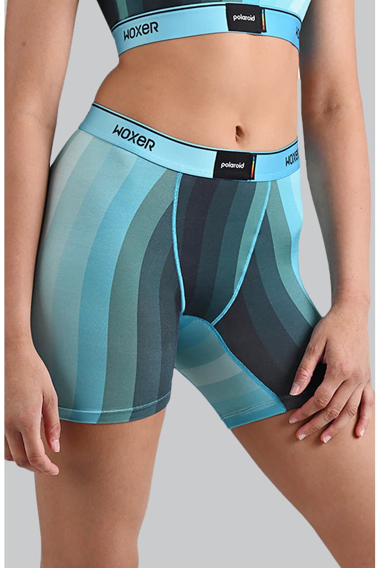Baller High Rise Ultrasoft Boxer Briefs, Alternate, color, RECLAIMED BLUE STRIPE
