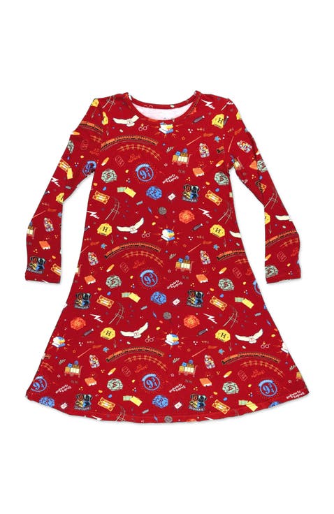 Kids' Hogwarts Express Short Sleeve Dress