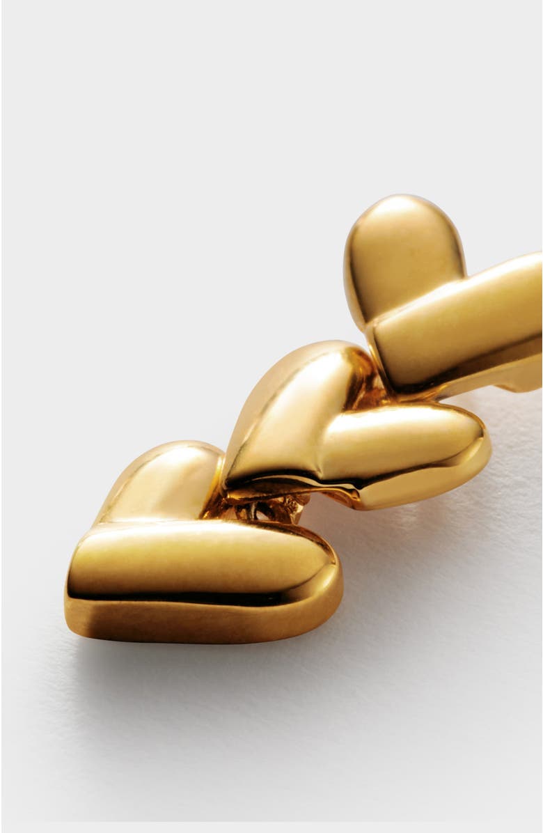 Katie Loxton Heart Link Earrings, Alternate, color, 