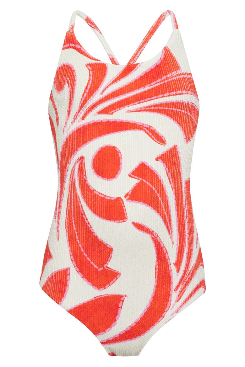 Kids' Julia One-Piece Swimsuit, Main, color, SUNSHINE DUNES