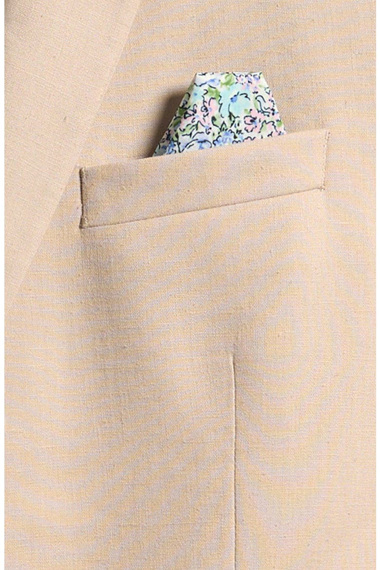 Kids' Linen Blend Suit Jacket, Alternate, color, BEIGE