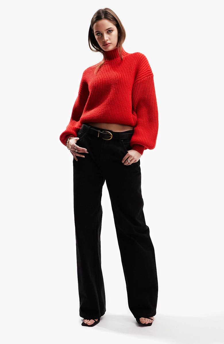ASOS DESIGN Chunky Rib Turtleneck Sweater, Alternate, color,
