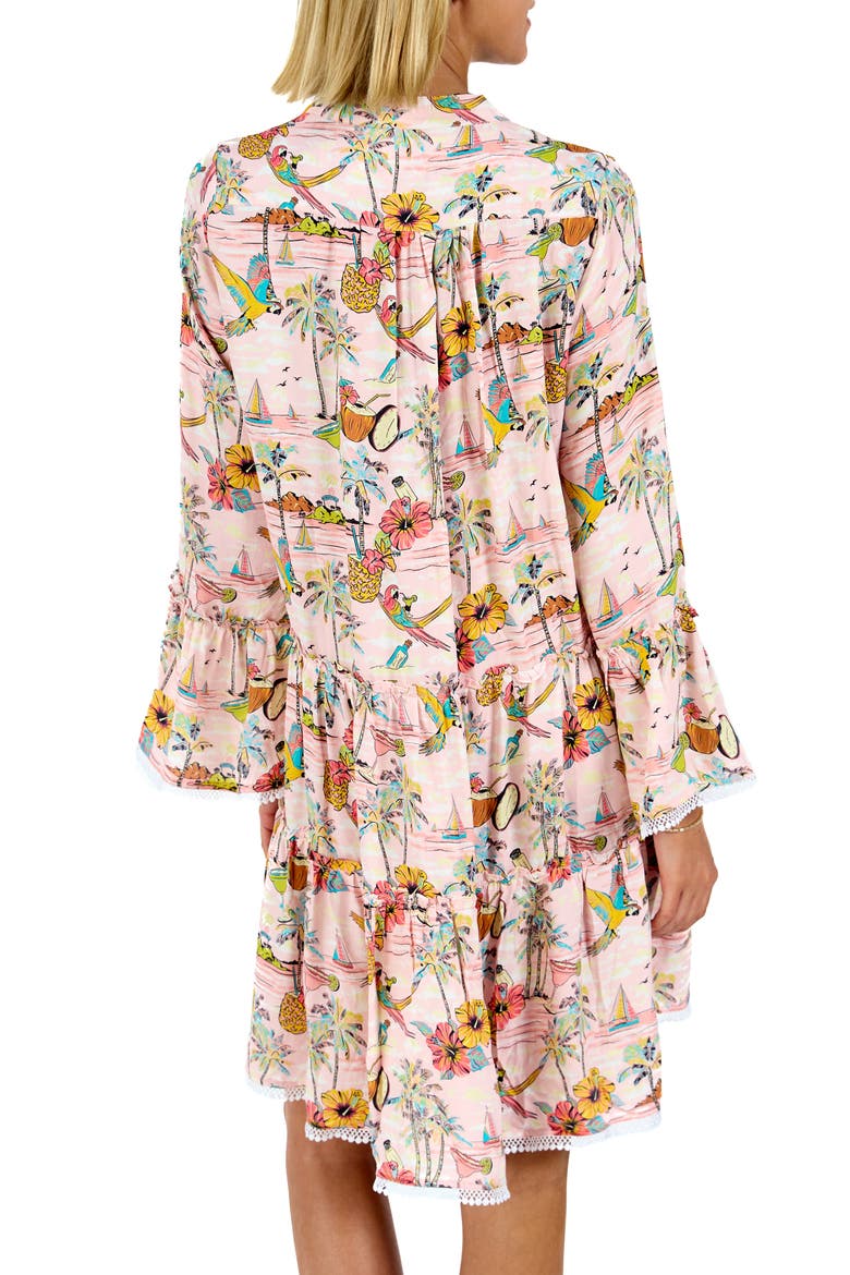 The Margaritaville Wastin' Away Again Tunic Dress, Alternate, color, Pink