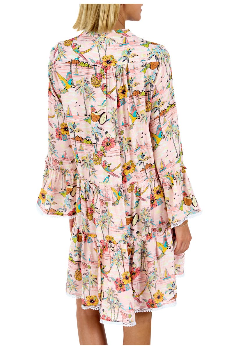 Kenny Flowers The Margaritaville Wastin' Away Again Tunic Dress, Alternate, color, Pink