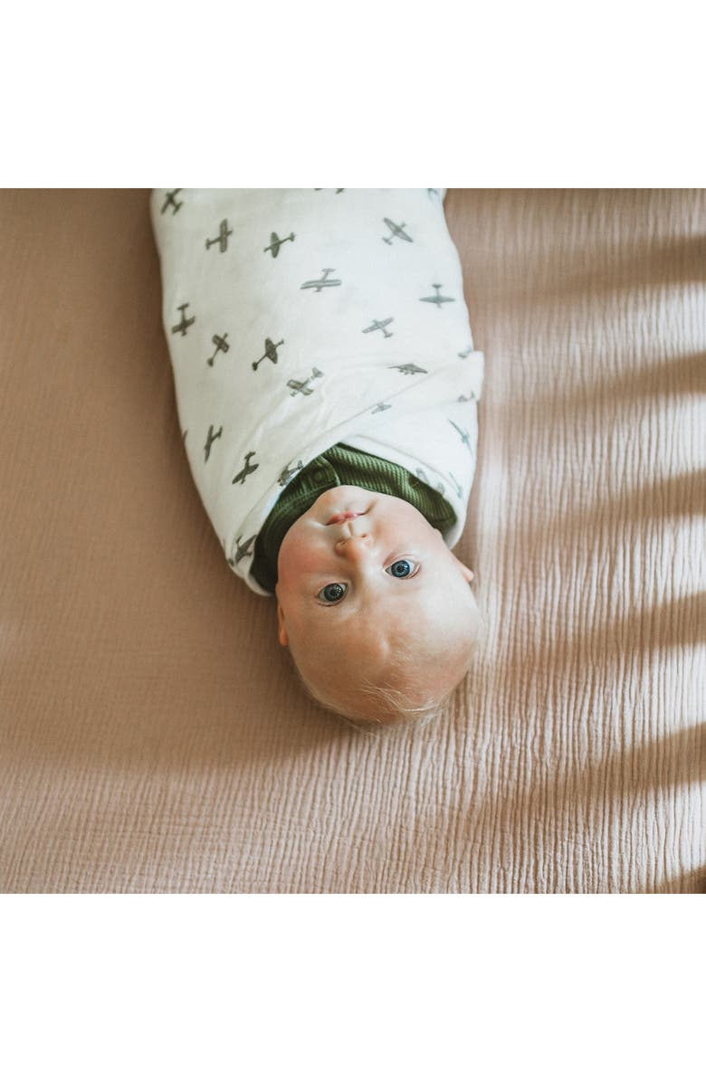 little unicorn Organic Cotton Muslin Swaddle Blanket, Alternate, color, 