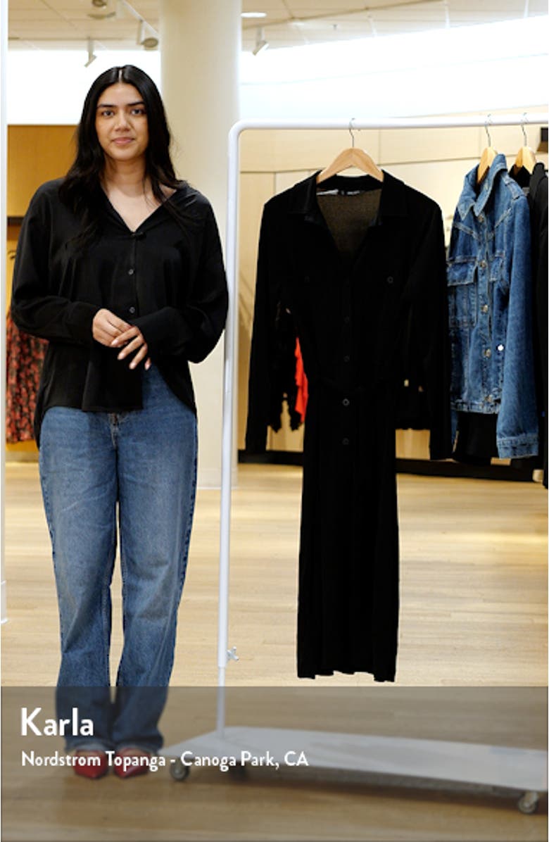 Nanda Tie Waist Linen Dress, sales video thumbnail