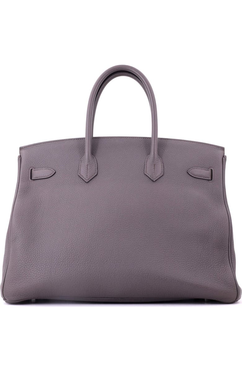Pre-Owned Hermes Birkin Handbag Grey Togo with Palladium Hardware 35, Alternate, color, Etain