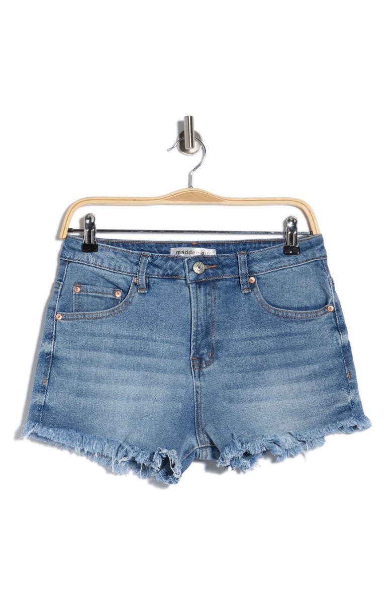 Festival Denim Shorts, Alternate, color, MEDIUM WASH