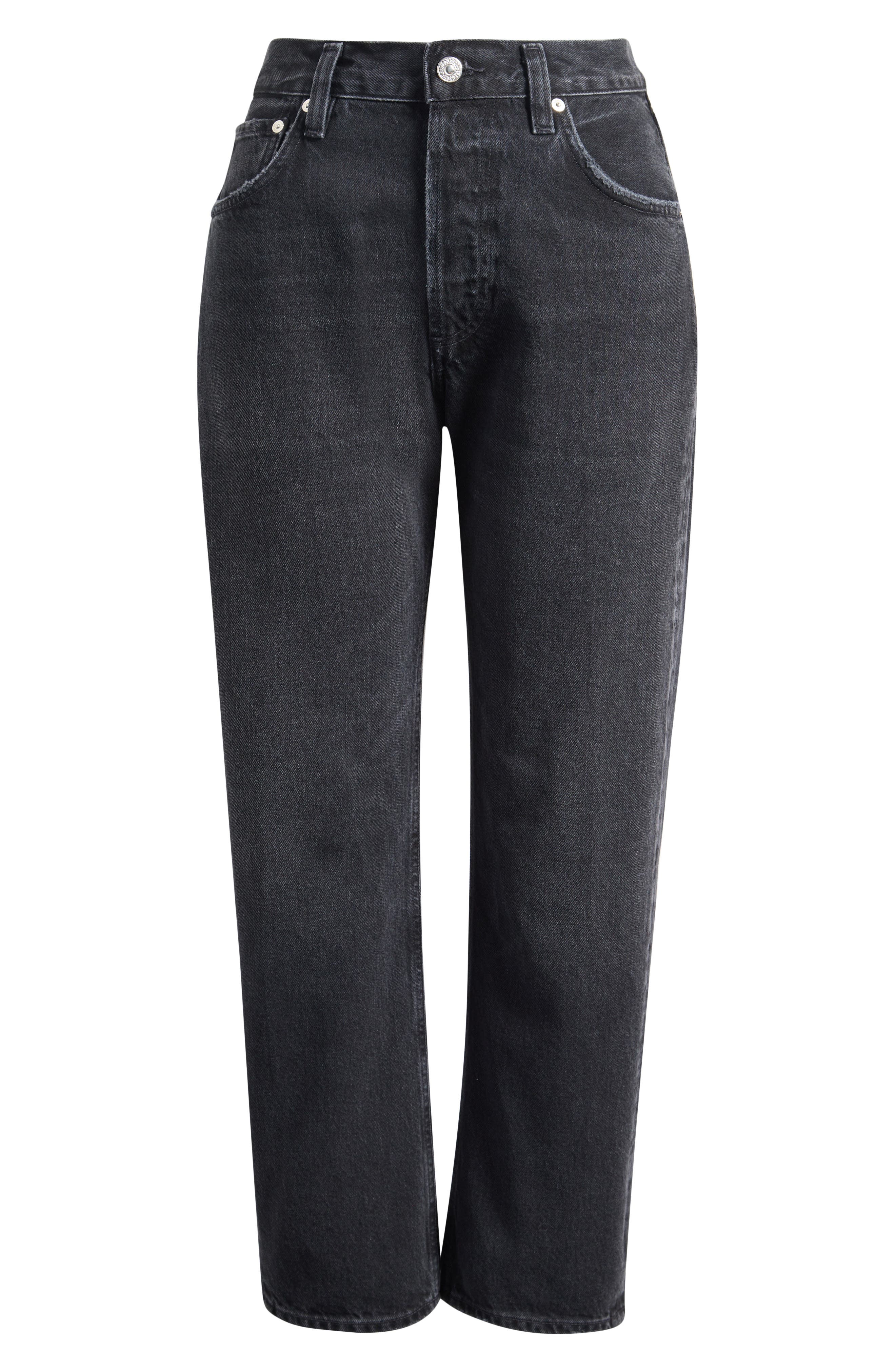 Citizen Of Humanity Citizens Of Humanity Winslow Low Rise Regenerative Cotton Boyfriend Jeans In Black