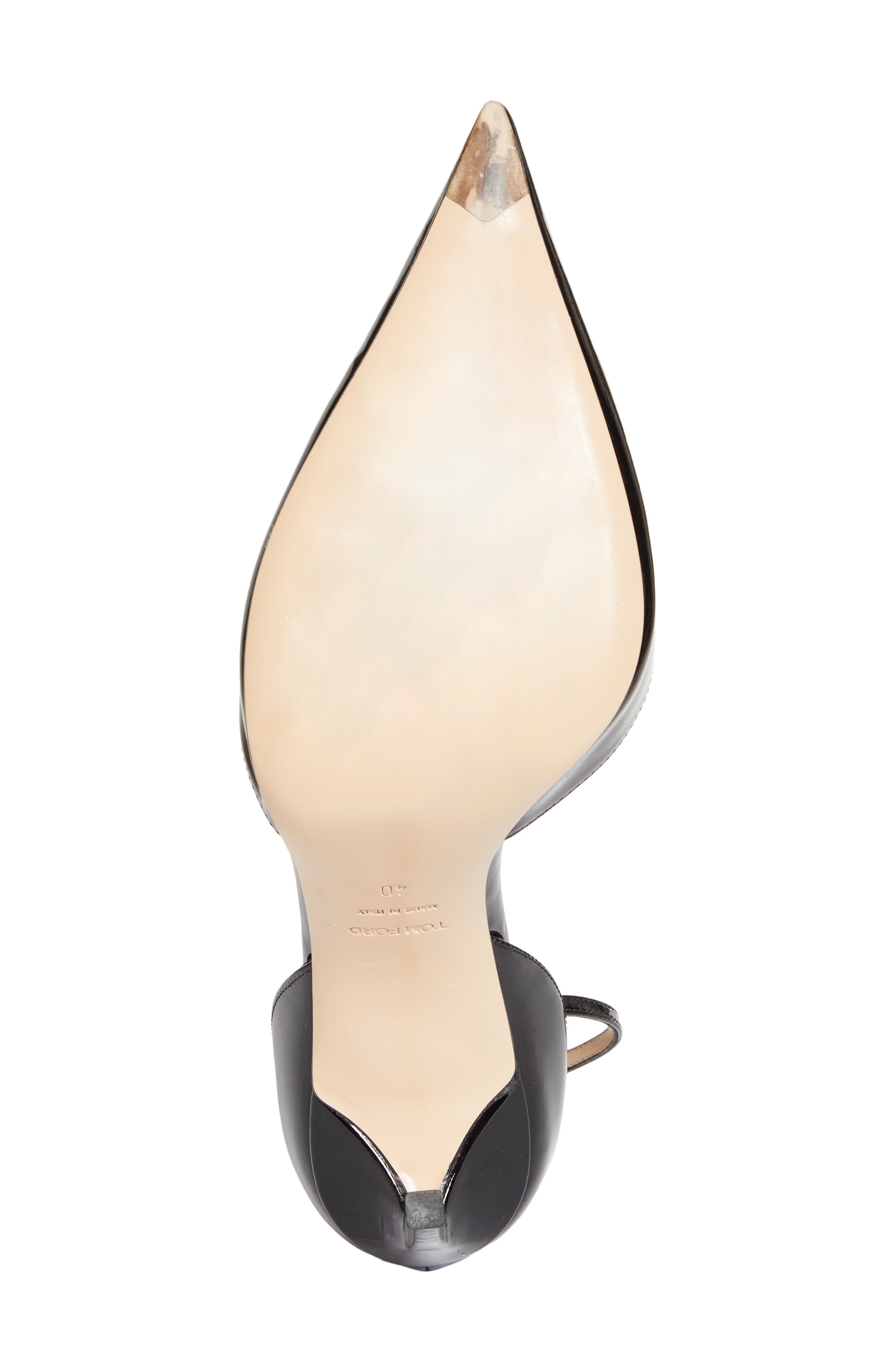 TOM FORD Vertigo Ankle Strap d'Orsay Pump, Alternate, color, Naa Black