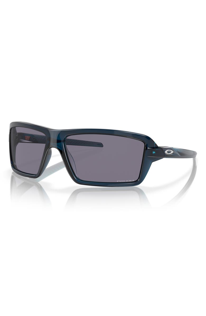 Oakley Cables 63mm Prizm<sup>™</sup> Oversize Rectangular Sunglasses, Alternate, color, 