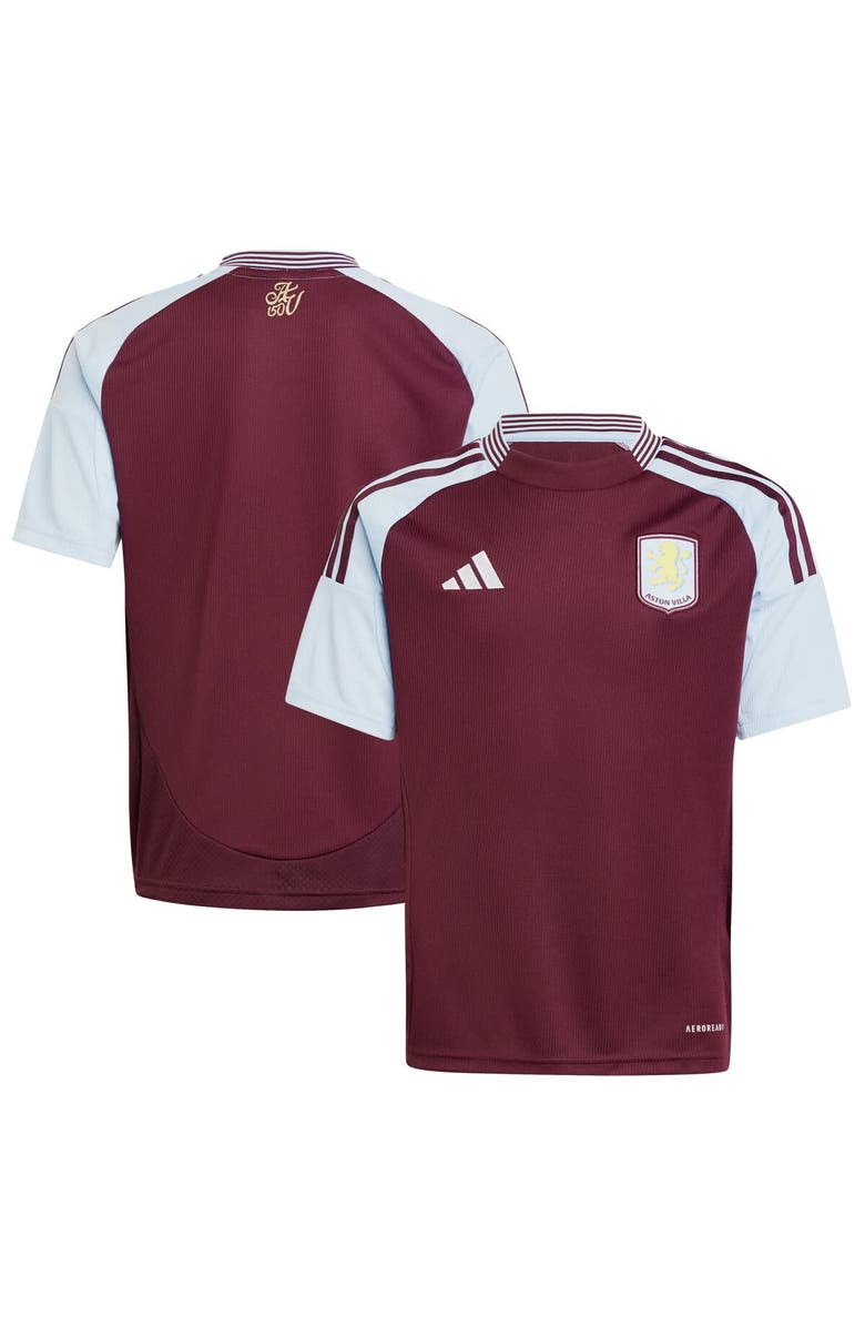 adidas Youth adidas Claret Aston Villa 2024/25 Home Replica Jersey, Main, color,