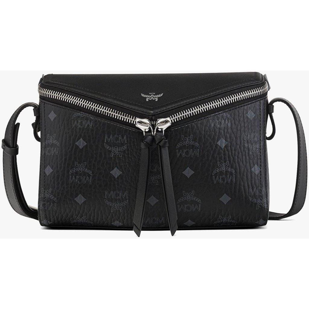 Mcm Diamant 3d Shoulder Bag In Black