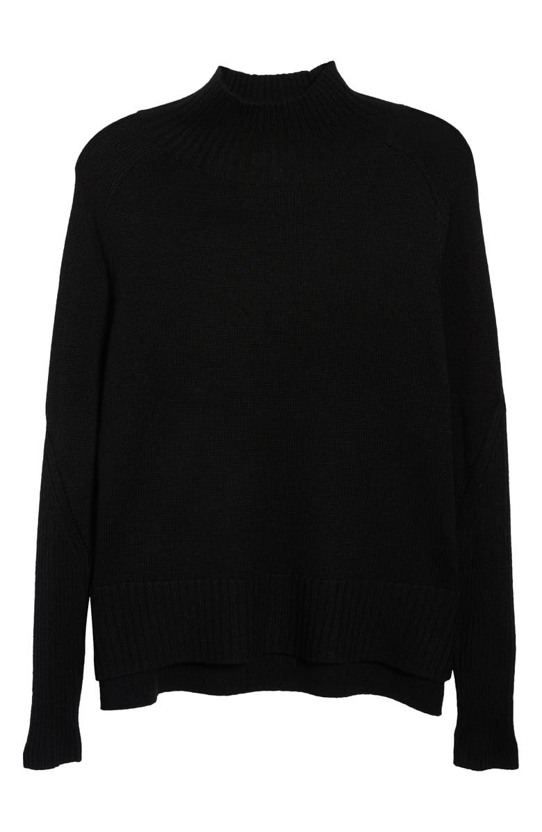 Nordstrom Mock Neck Rib Trim Sweater, Alternate, color,