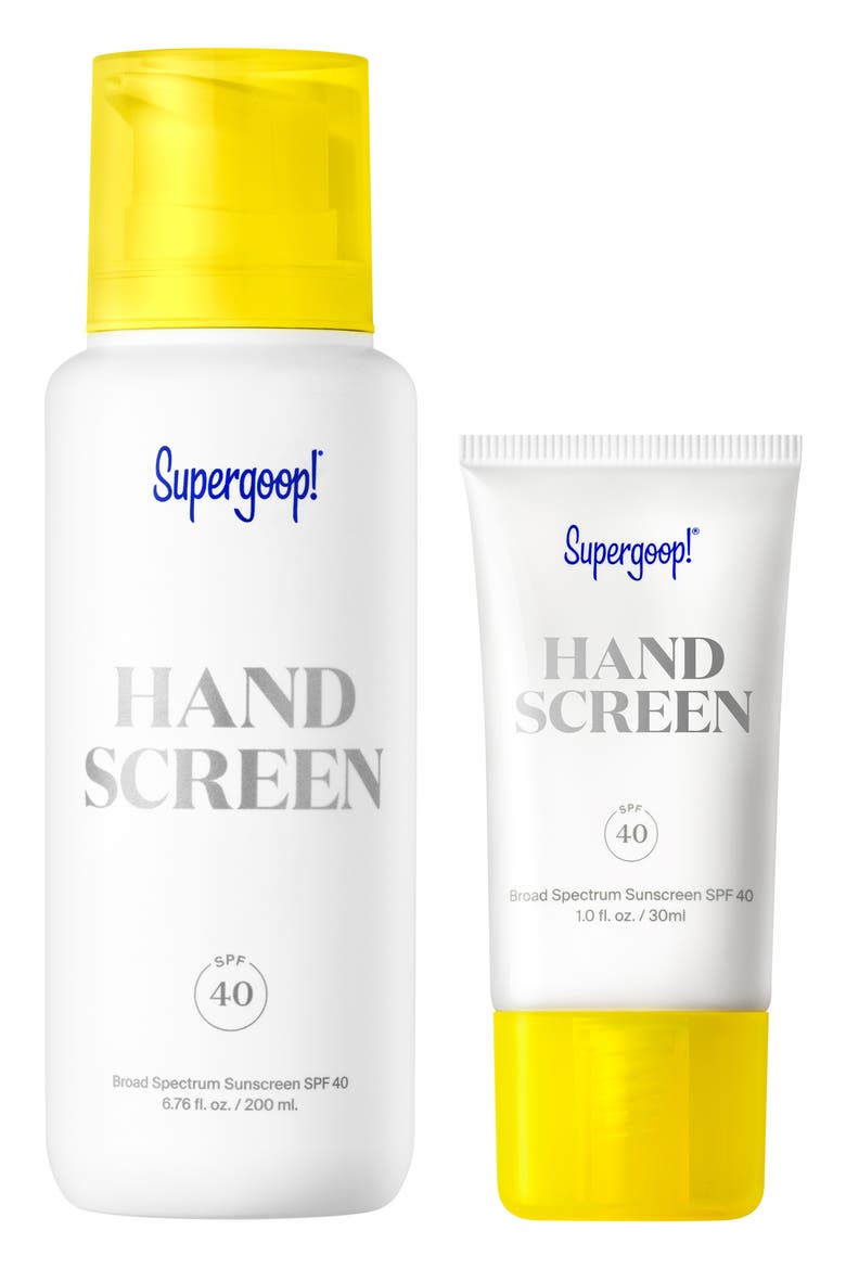 Supergoop! Handscreen SPF 40 Sunscreen Duo-$52 Value (Nordstrom Exclusive), Main, color, NO COLOR