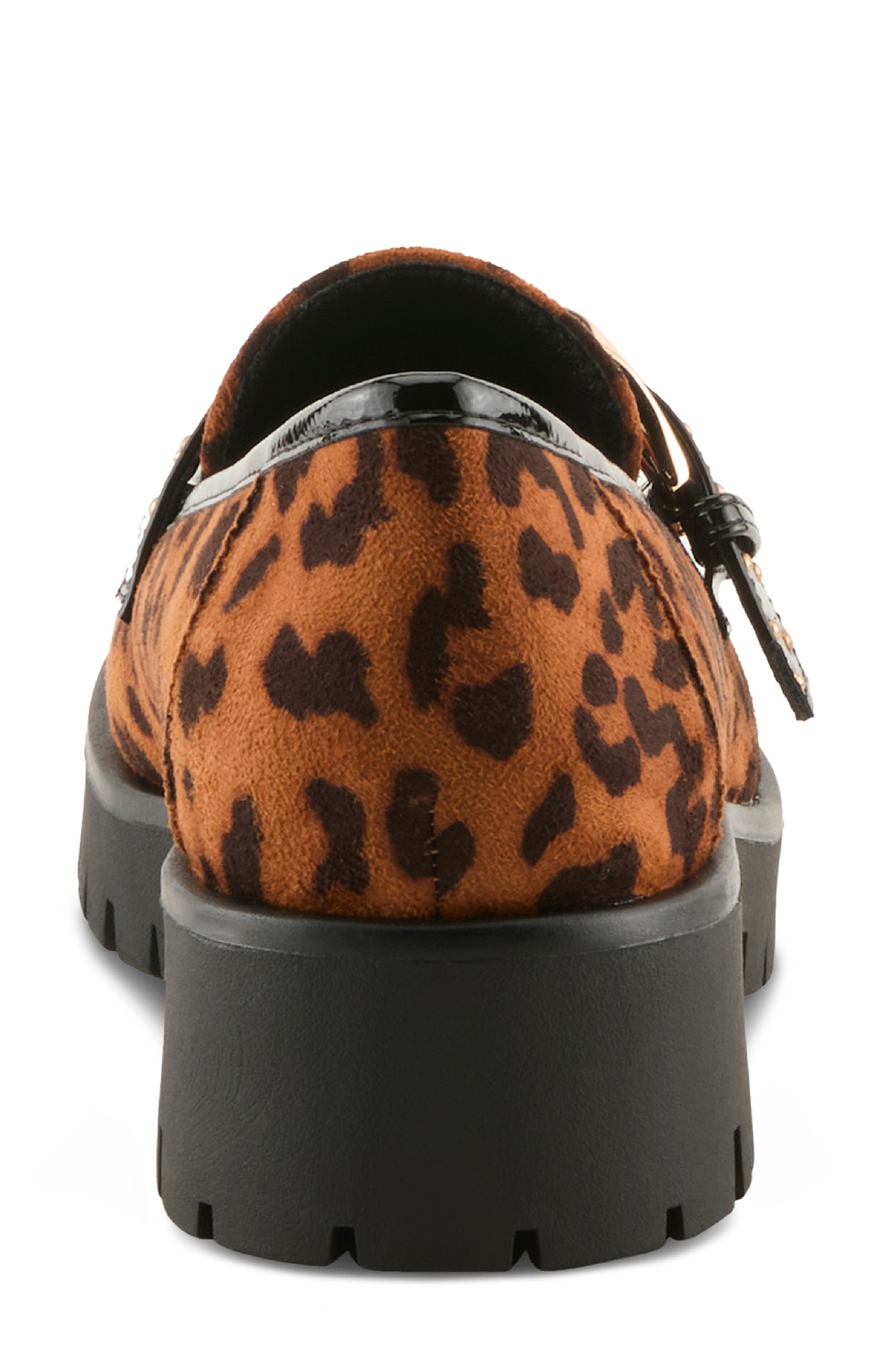 Pacha Lug Sole Platform Loafer, Alternate, color, LEOPARD PRINT