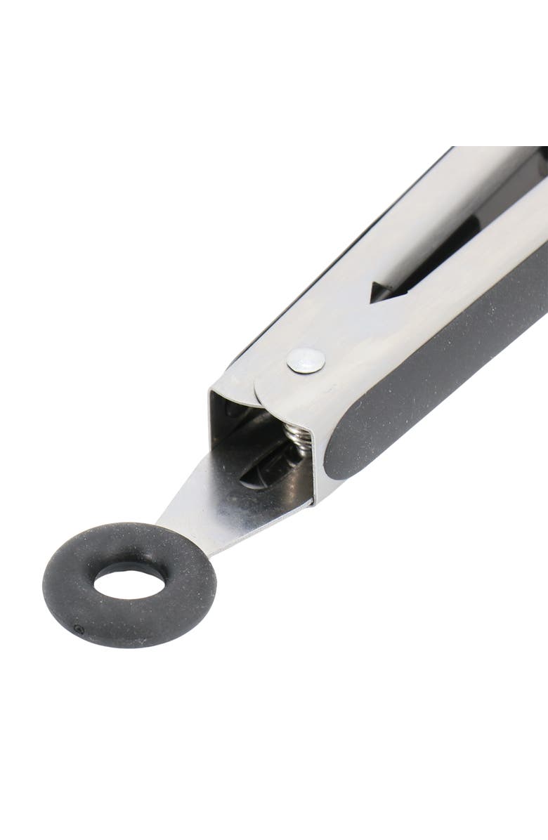 OSTER Baldwyn 3 Piece Stainless Steel Kitchen Tongs Set, Alternate, color, Black