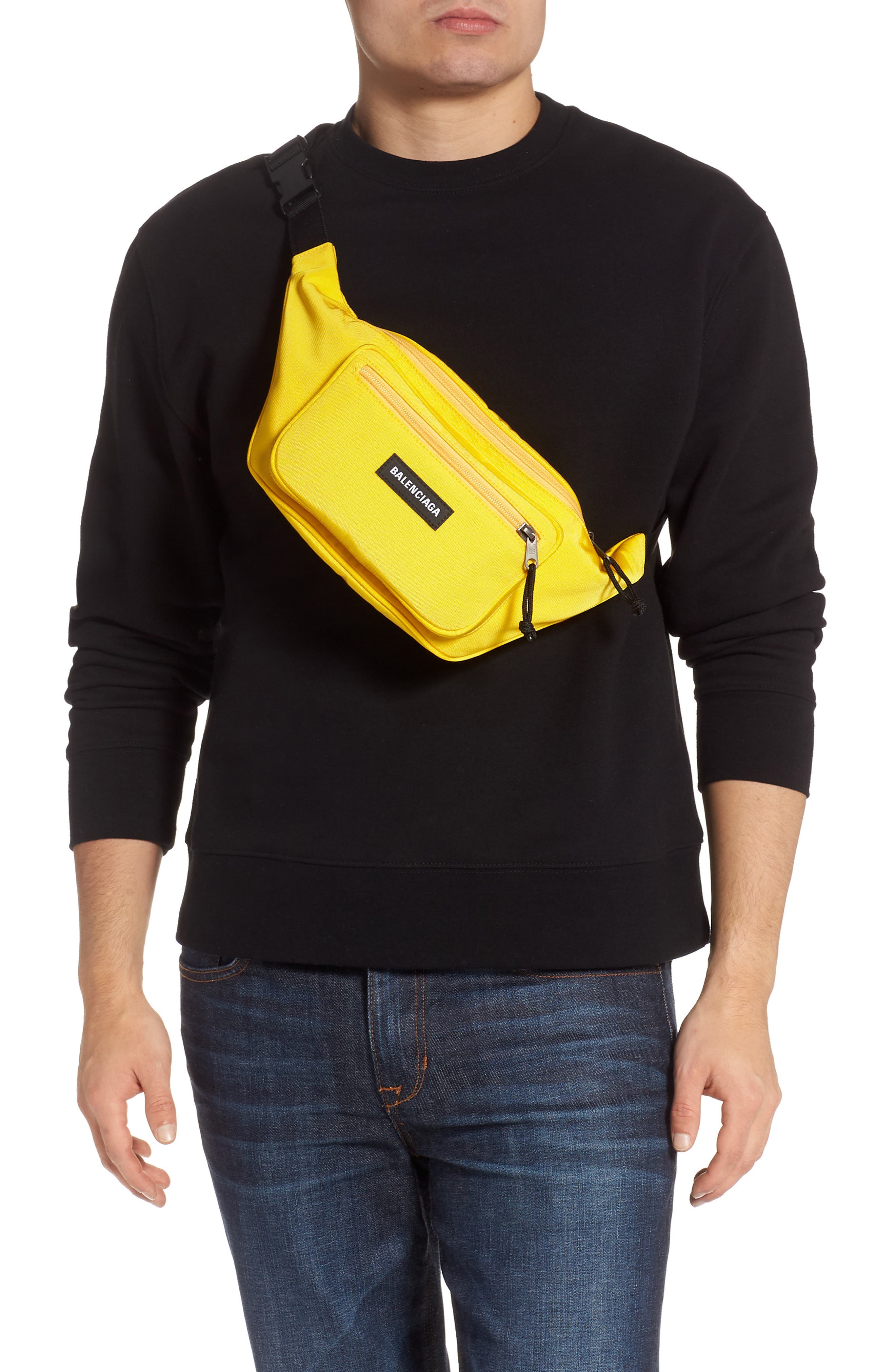 Balenciaga Explorer Belt Bag, Alternate, color, 