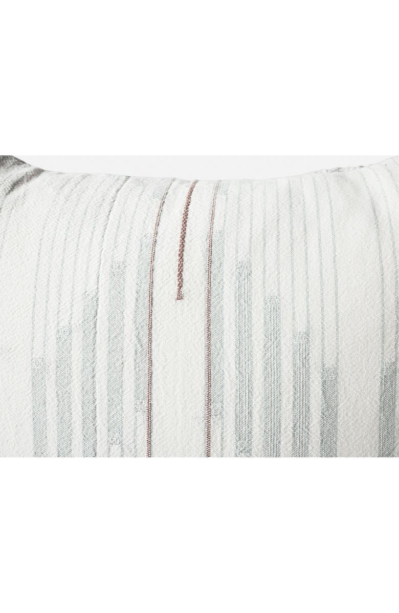 Coyuchi Morelia Jacquard Organic Cotton Accent Pillow Cover, Alternate, color, Wave