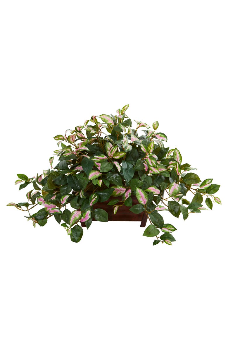 NEARLY NATURAL Hoya Artificial Plant in Decorative Planter, Main, color, Green