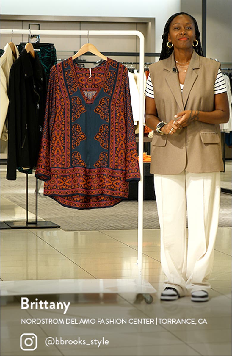 Meadow Mod Long Sleeve Minidress, sales video thumbnail