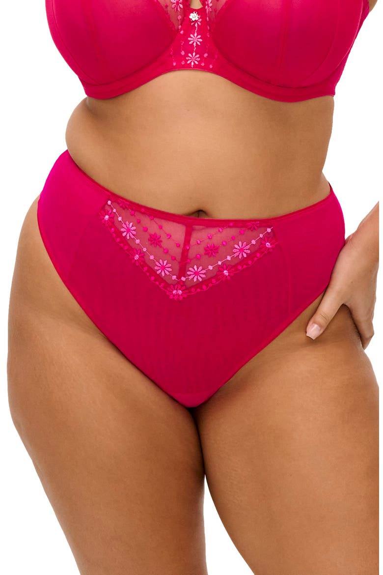Matilda Brazilian Briefs, Main, color, HOT PINK