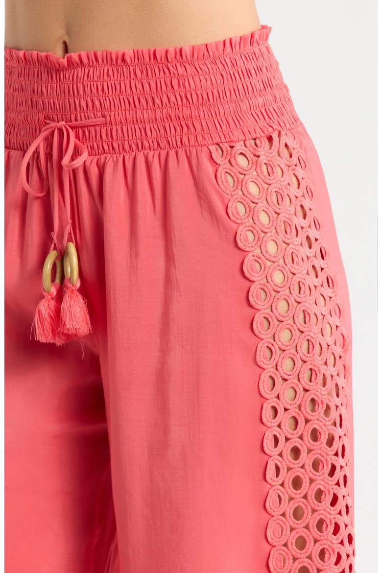 Wide Leg Cover-Up Pants, Alternate, color, PINK BRIGHT