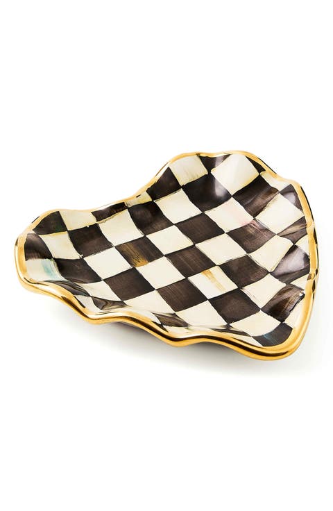 Courtly Check® Fluted Heart Plate