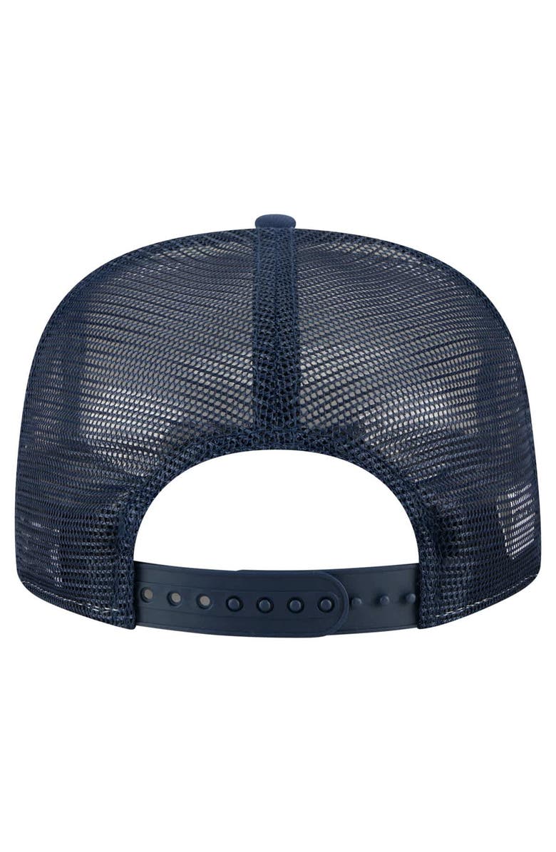 New Era Men's New Era Cream/Navy Dallas Cowboys Cutout A-Frame 9FIFTY Snapback Hat, Alternate, color, Cream