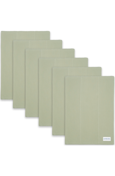 Cotton Burp Cloths - Pack of 6