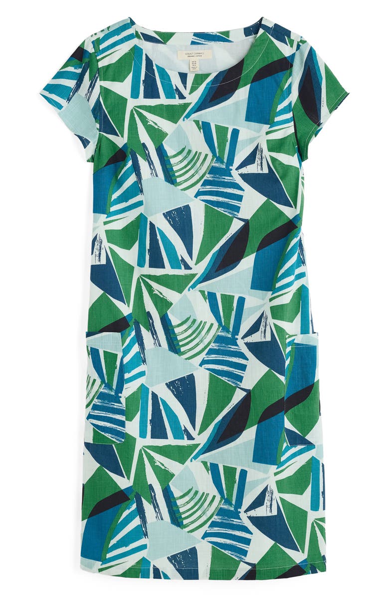 Seasalt Cornwall River Cove Shift Dress, Alternate, color, Spinnaker Sails Hedgerow