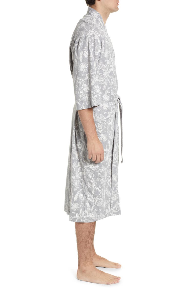 Majestic International Men's Palm Print Robe, Alternate, color,