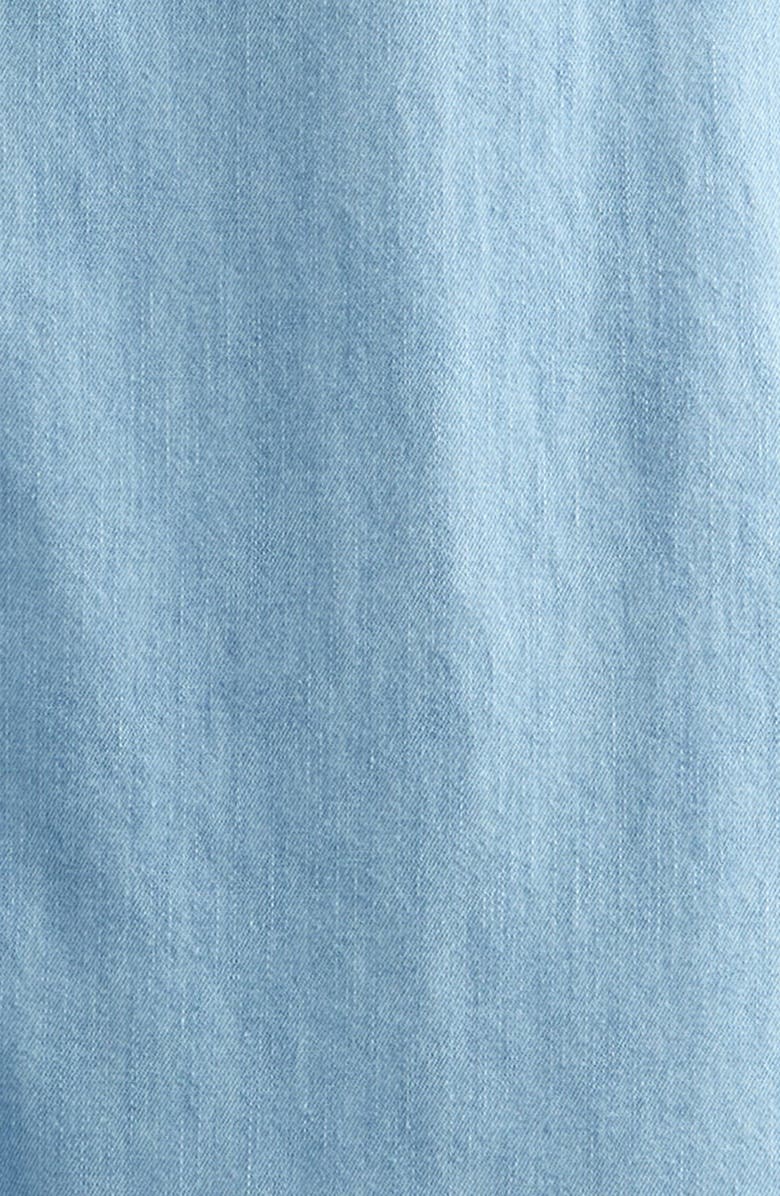 Treasure & Bond Kids' Chambray Swing Dress, Alternate, color, Sun Faded Indigo Wash