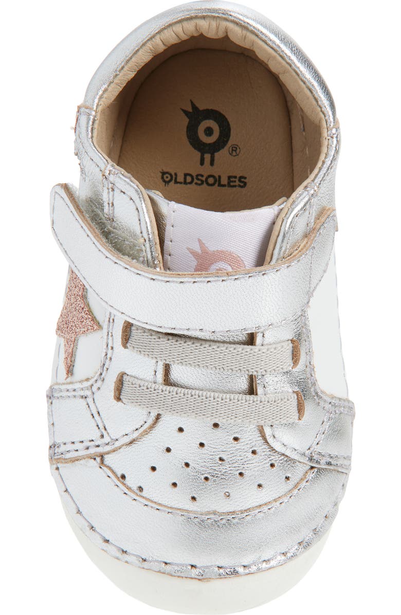 OLD SOLES Kids' 4114 Pavesta Sneaker, Alternate, color, Silver / Glam Copper