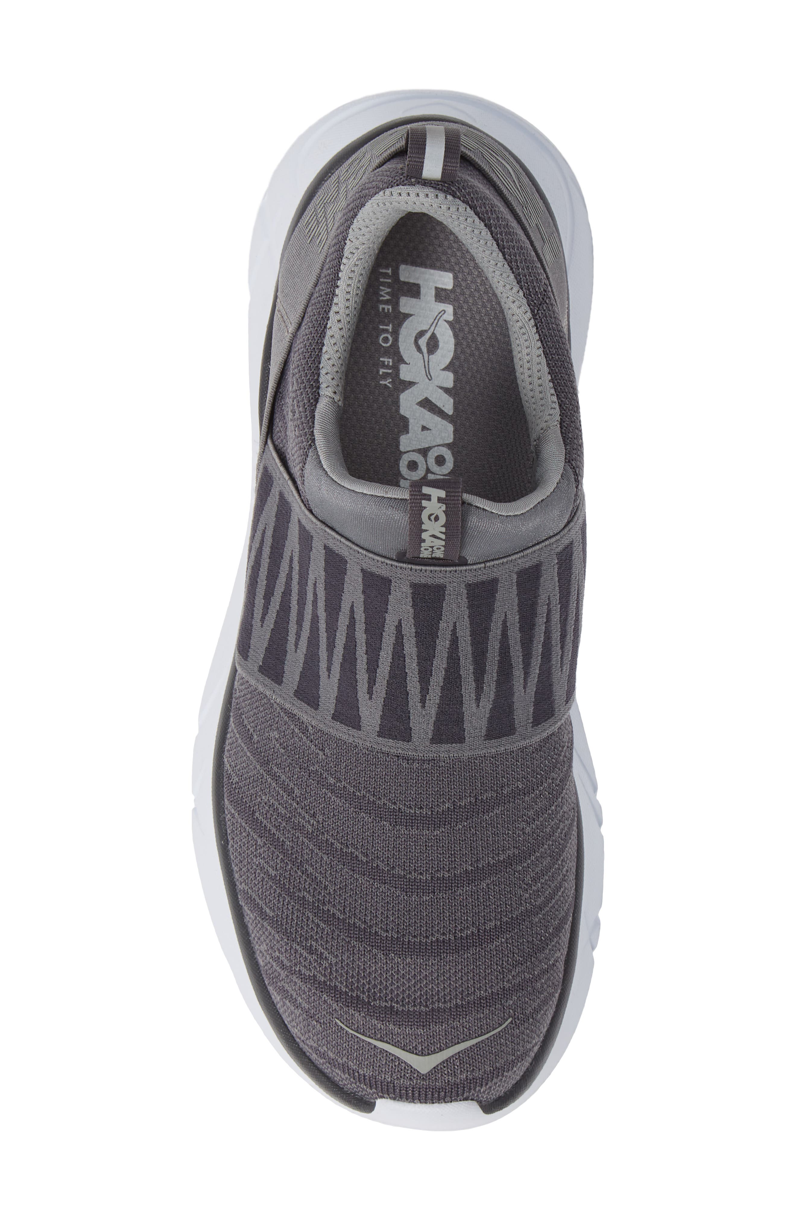 HOKA Hupana Knit Jacquard Slip-On Running Shoe, Alternate, color, 
