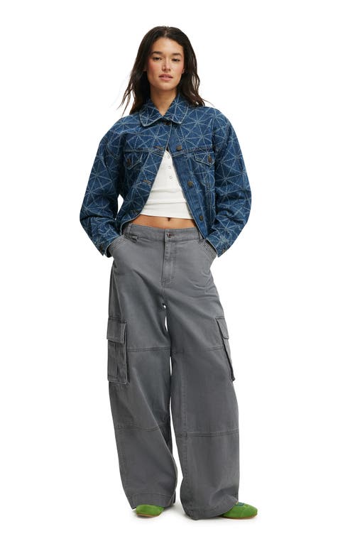 Cotton On 91 Denim Jacket In Blue