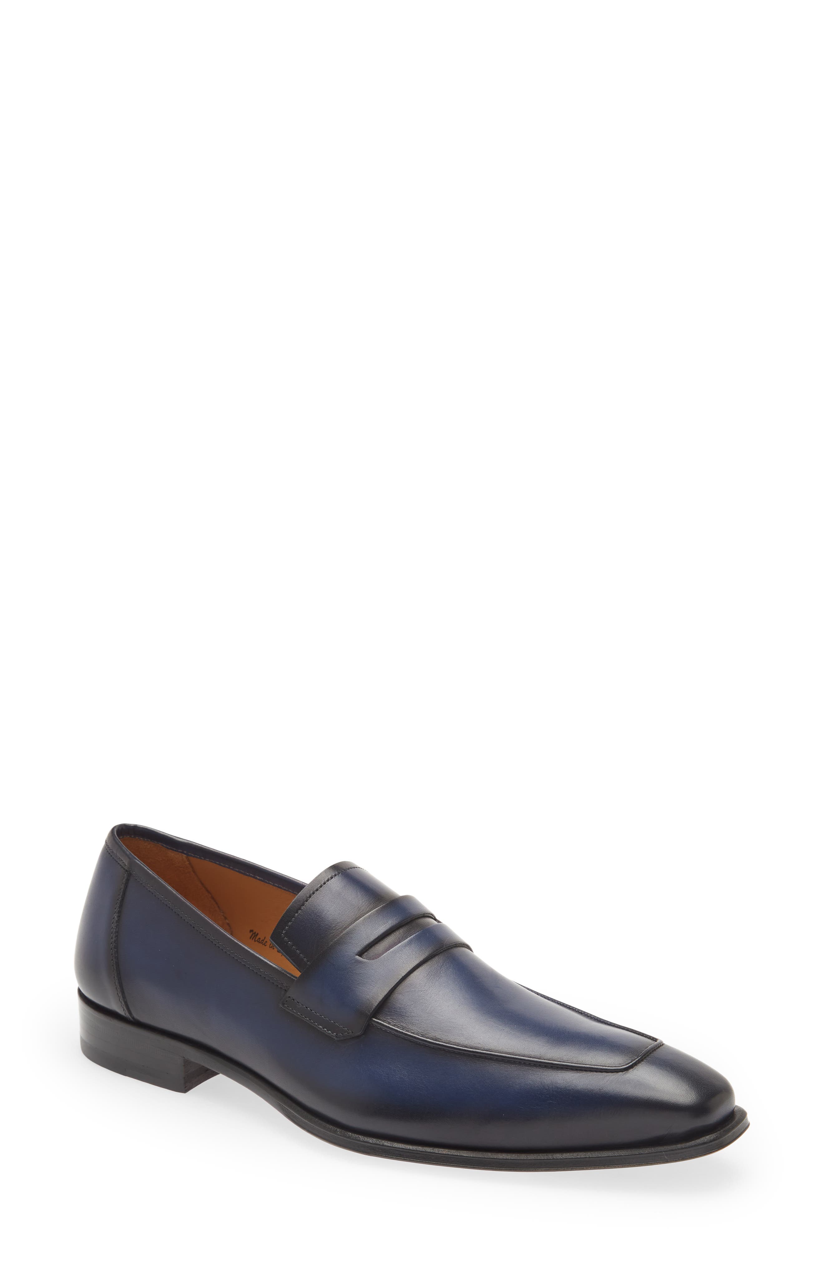 Ginza Penny Loafer, Main, color, BLUE