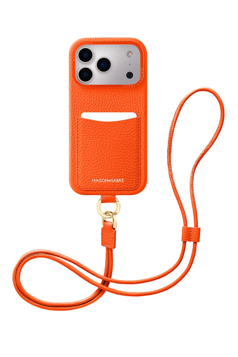 Sling Phone Case iPhone 17 Pro Max, Alternate, color, Manhattan Orange