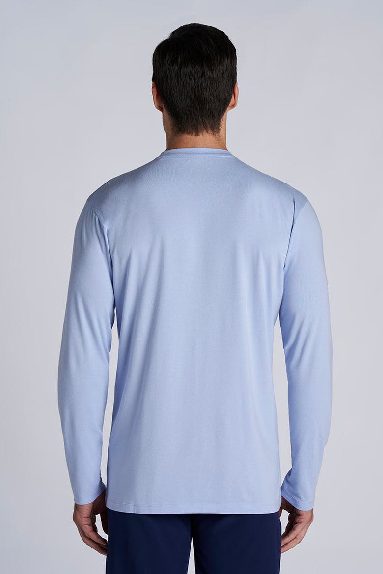 Men's Morada Long Sleeve T-Shirt, UPF 50+ Sun Protection, Alternate, color, Periwinkle Purple