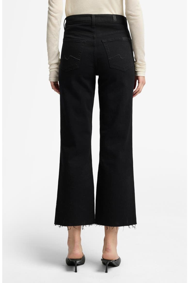 Alexa Crop Straight Leg Jeans, Alternate, color, BLACK