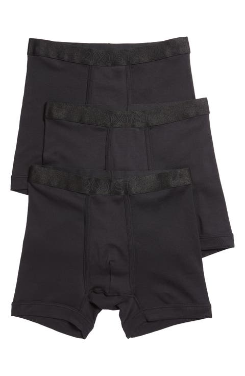 3-Pack Pima Cotton Boxer Briefs