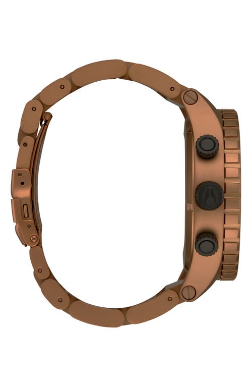 Nixon 51-30 Chronograph Bracelet Watch, 51mm In Gold