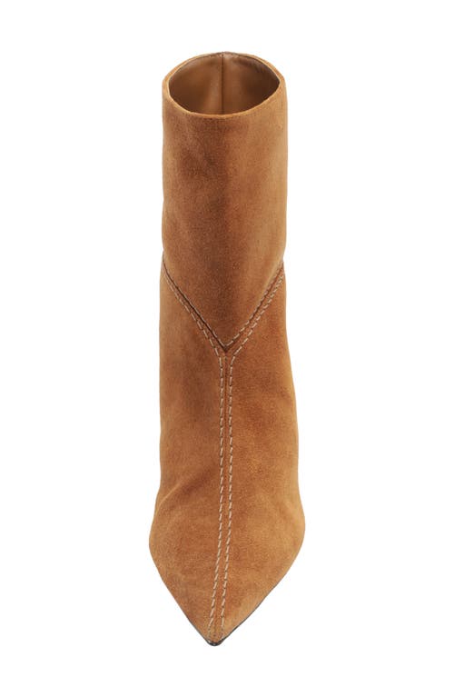 Alexandre Birman Malva Pointed Toe Bootie In Brown