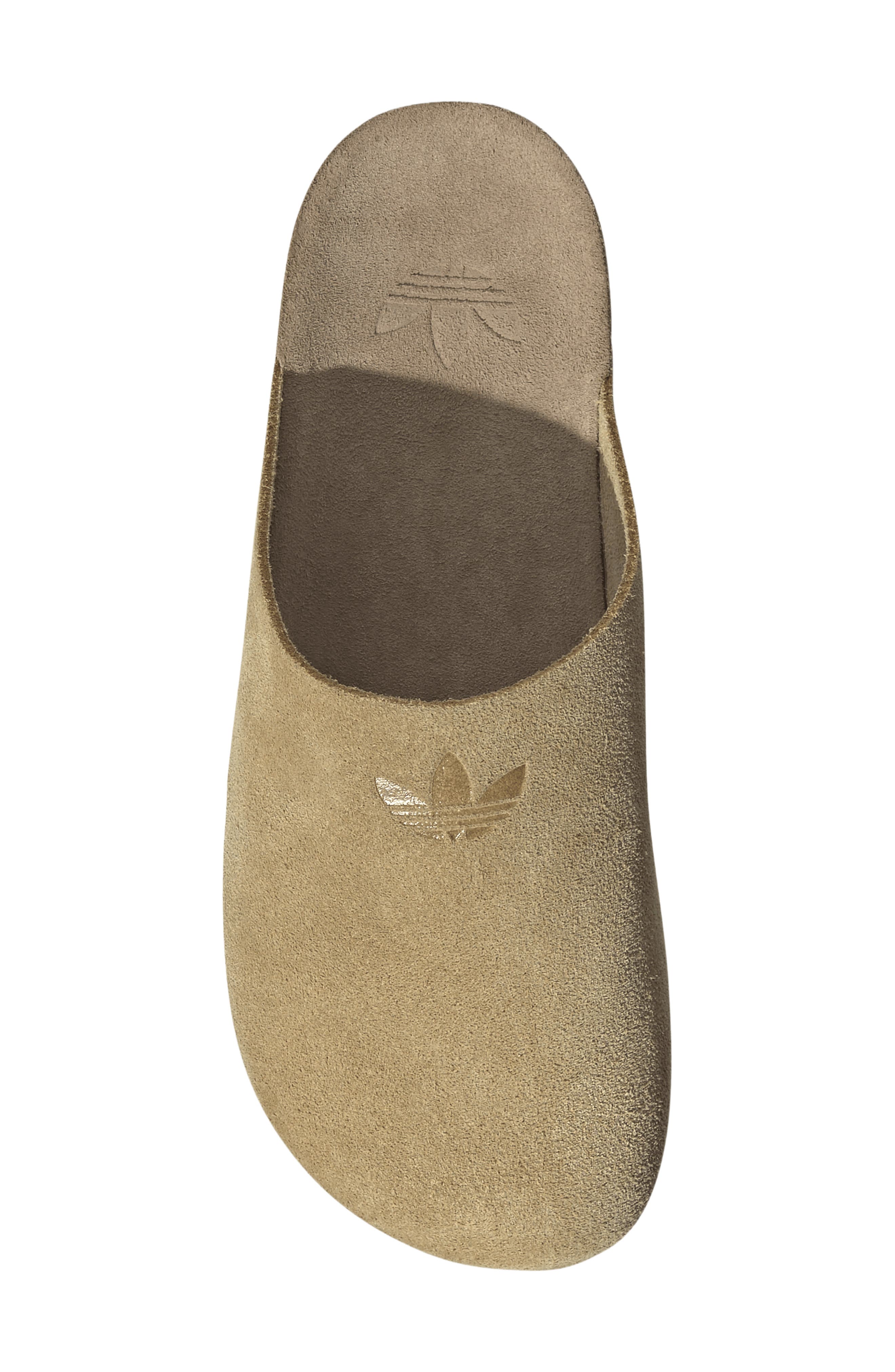 Gender Inclusive Adimule Slide, Alternate, color, GOLDEN BEIGE/ BEIGE/ GUM