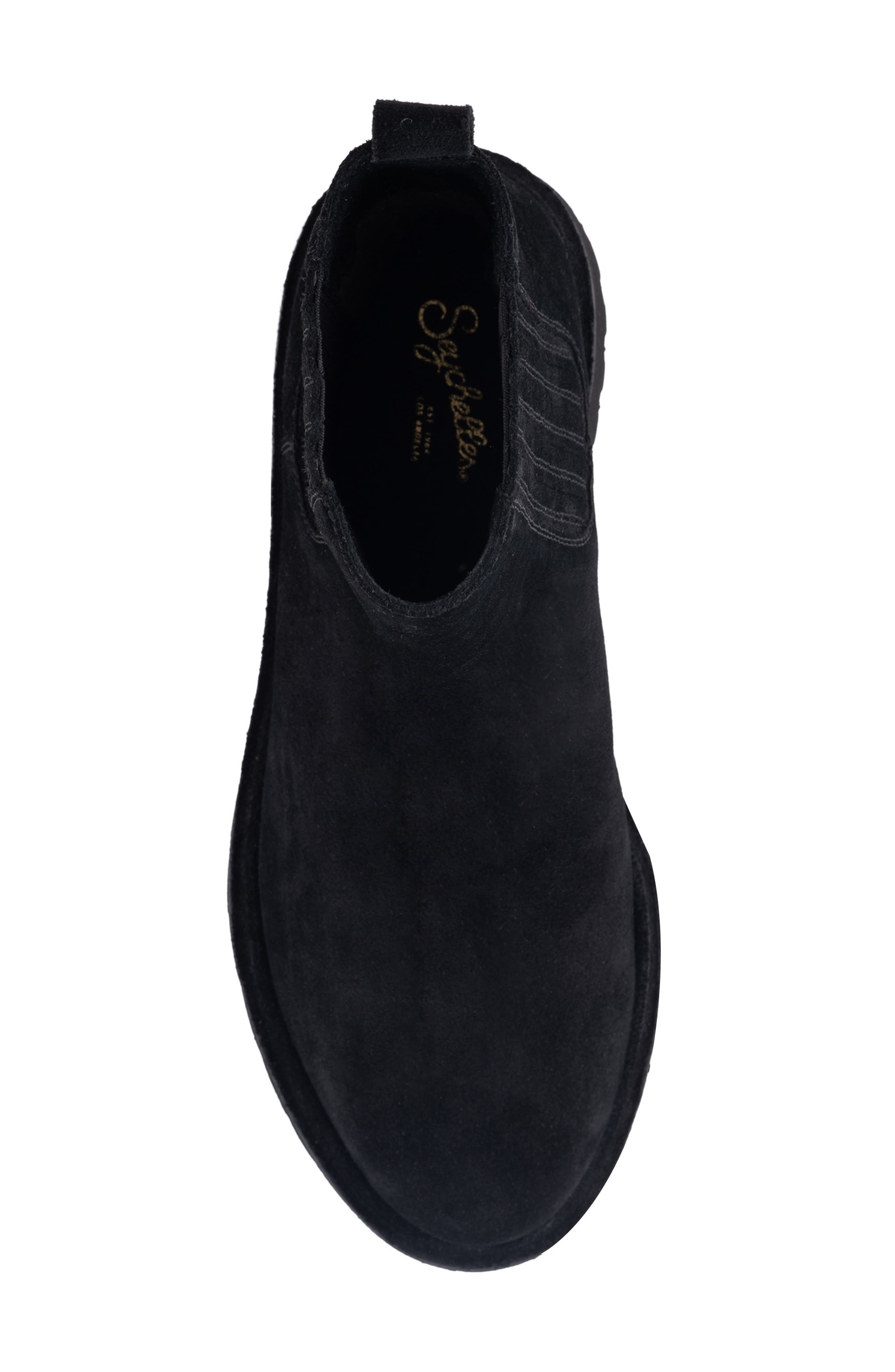 Seychelles Cashew Platform Chelsea Boot, Alternate, color, Black