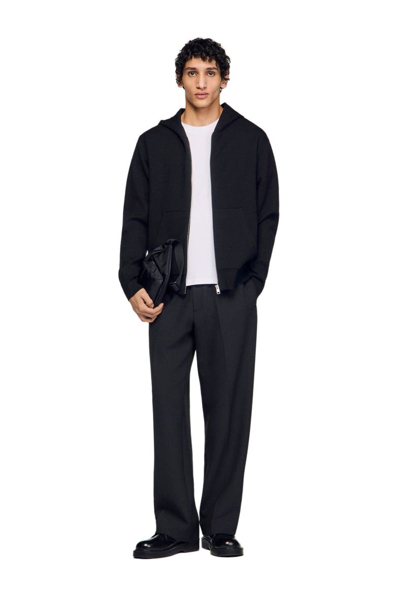 Oversized sweatshirt, Alternate, color, Black