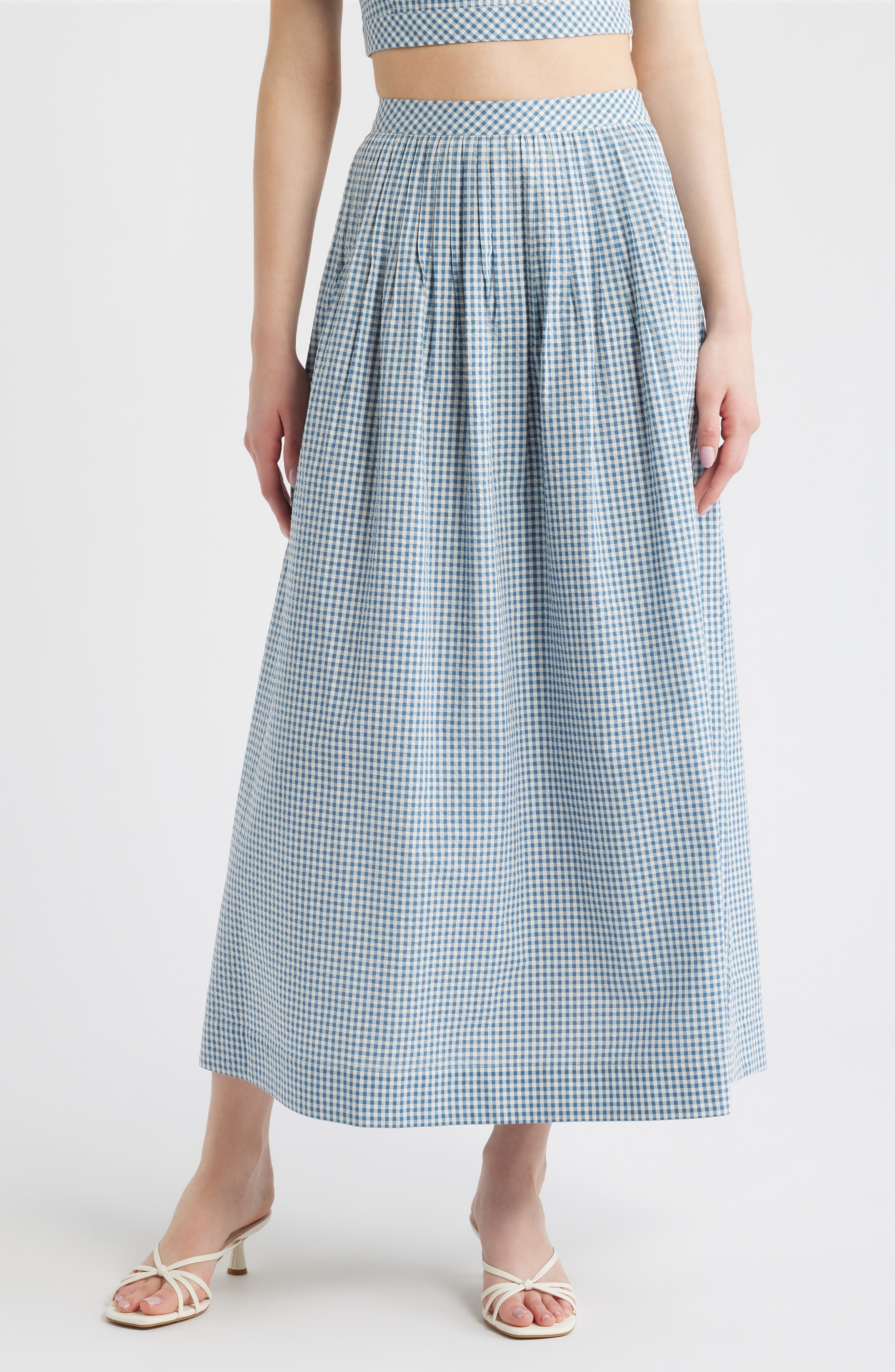 selected TEAL GINGHAM